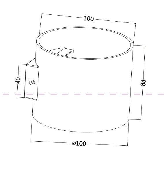 Бра Maytoni Rond C066WL-01MG