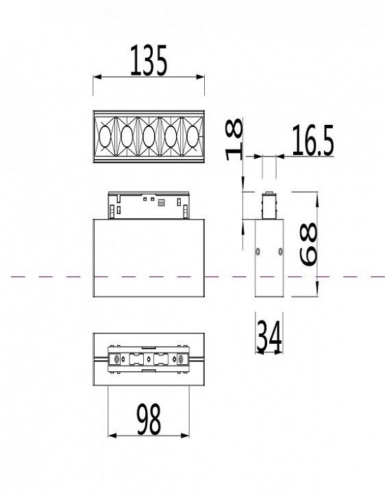 Накладной светильник Maytoni Points TR014-2-10W4K-W