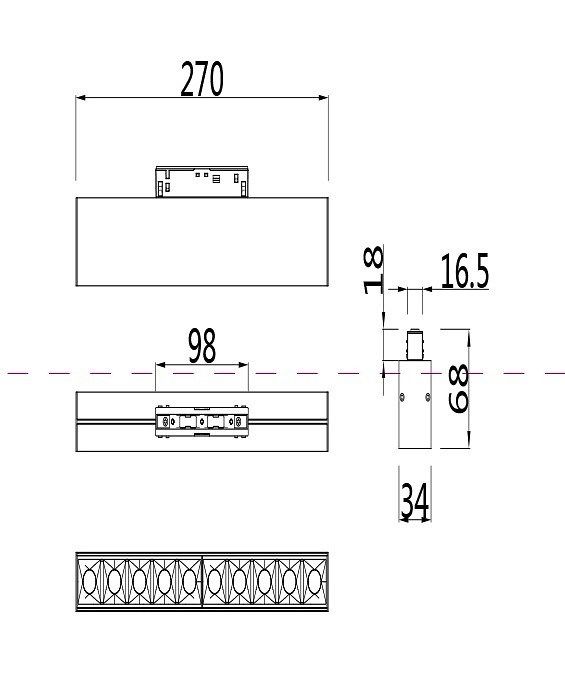 Накладной светильник Maytoni Points TR014-2-20W4K-W