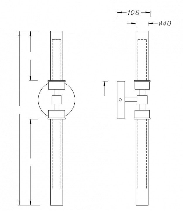 Бра Maytoni Stelo MOD116WL-L7B3K