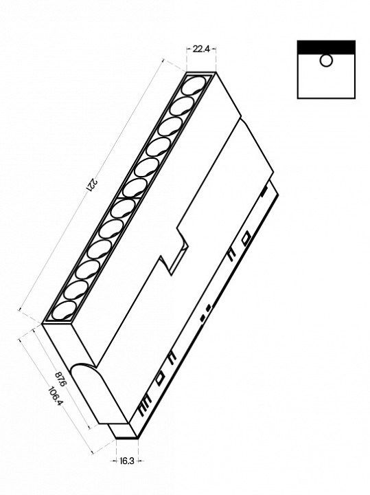 Накладной светильник Maytoni Points rot TR033-4-12W3K-M-DS-B