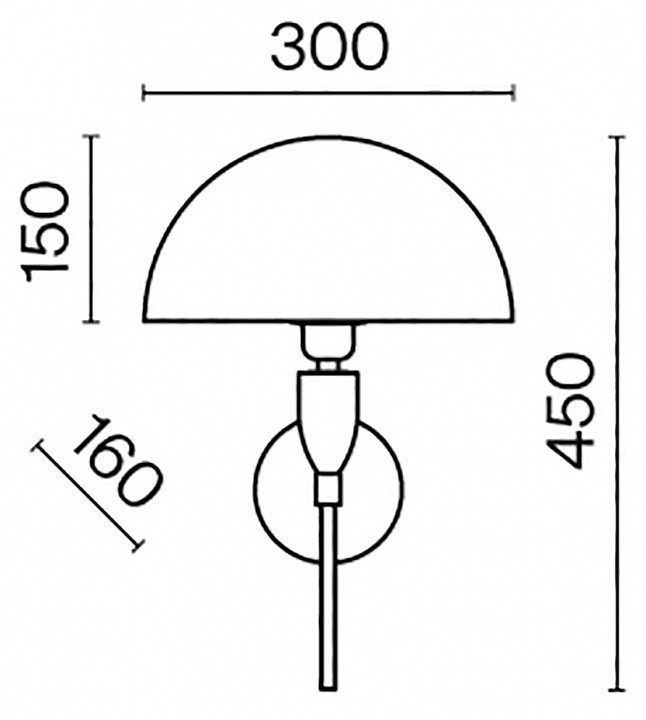 Бра Maytoni Prima Z034WL-01BS