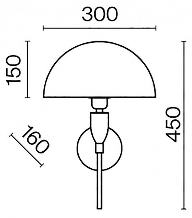 Бра Maytoni Prima Z034WL-01CH