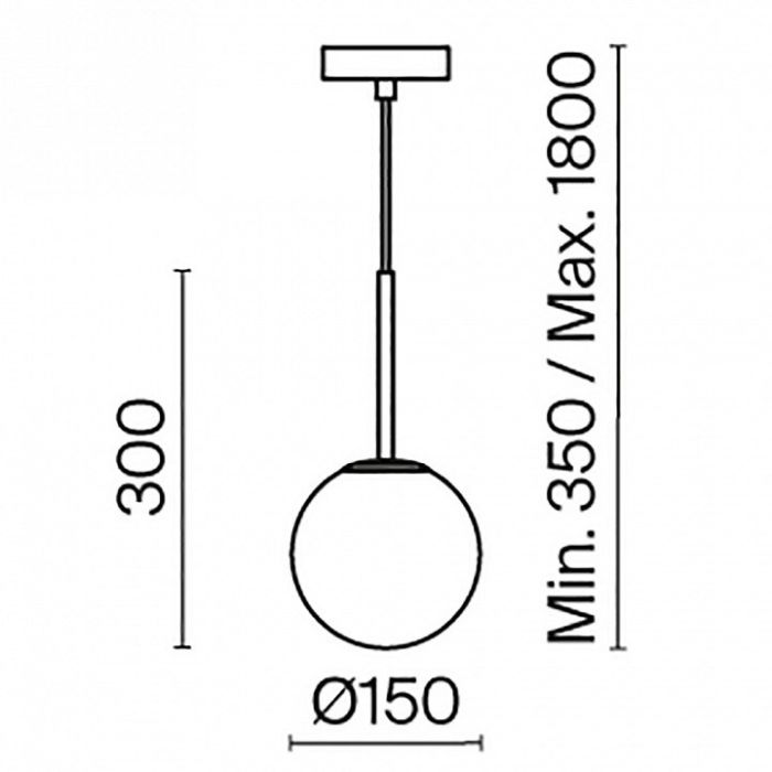 Подвесной светильник Maytoni Basic form MOD321PL-01W