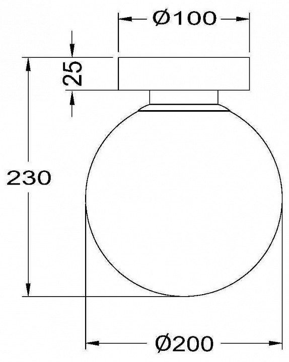 Накладной светильник Maytoni Basic form MOD321WL-01W1