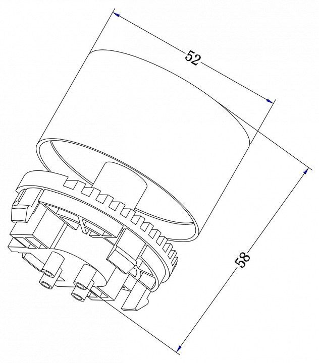 Накладной светильник Maytoni FOCUS S C050CL-01B