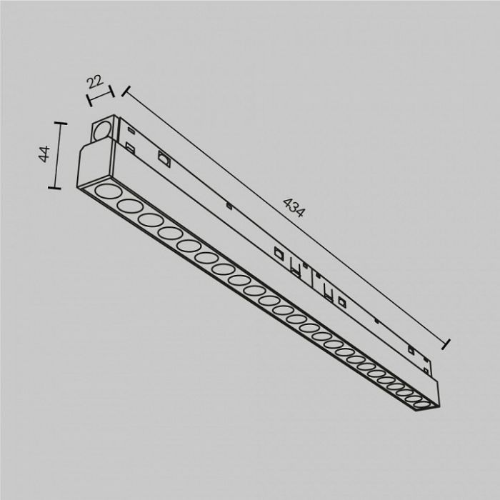 Встраиваемый светильник Maytoni Points TR031-2-24W2.7K-B