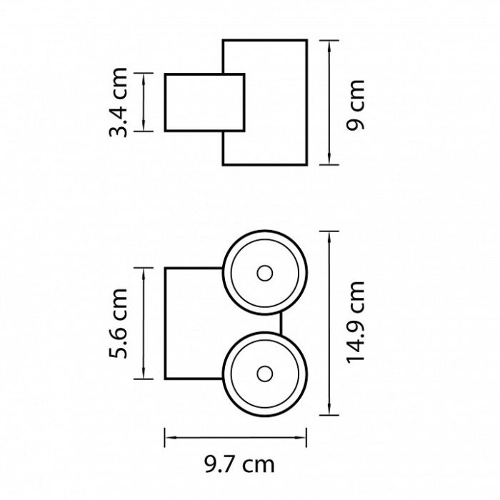 Накладной светильник Lightstar Paro LED 352674