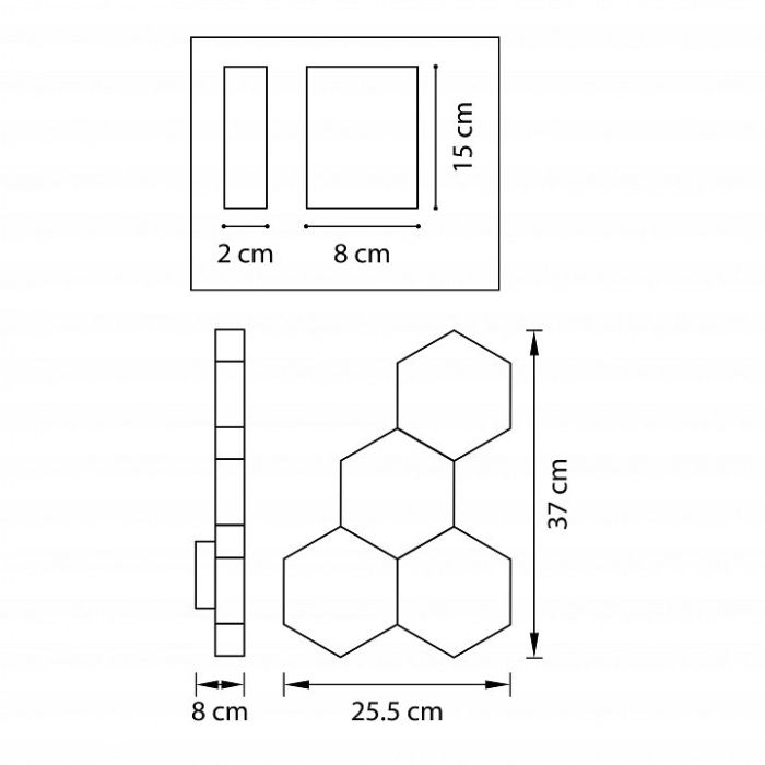 Накладной светильник Lightstar Favo LED 750641