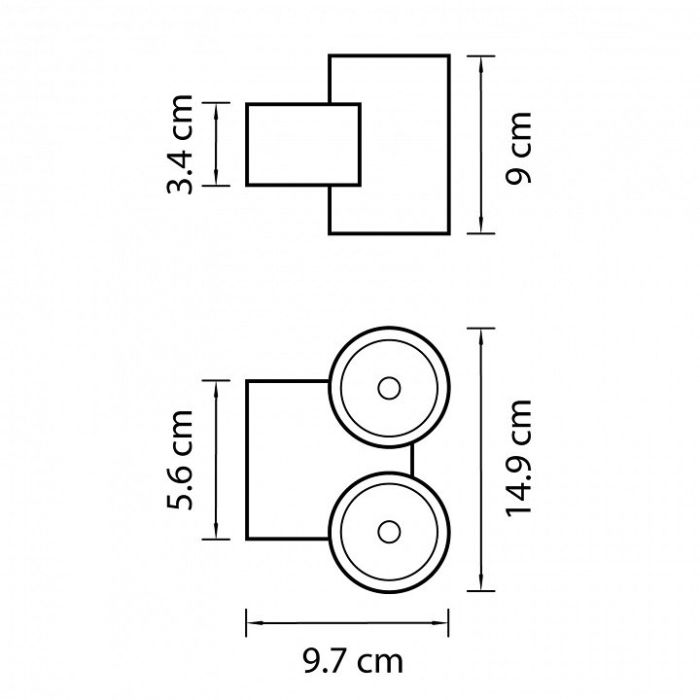 Накладной светильник Lightstar Paro LED 352694