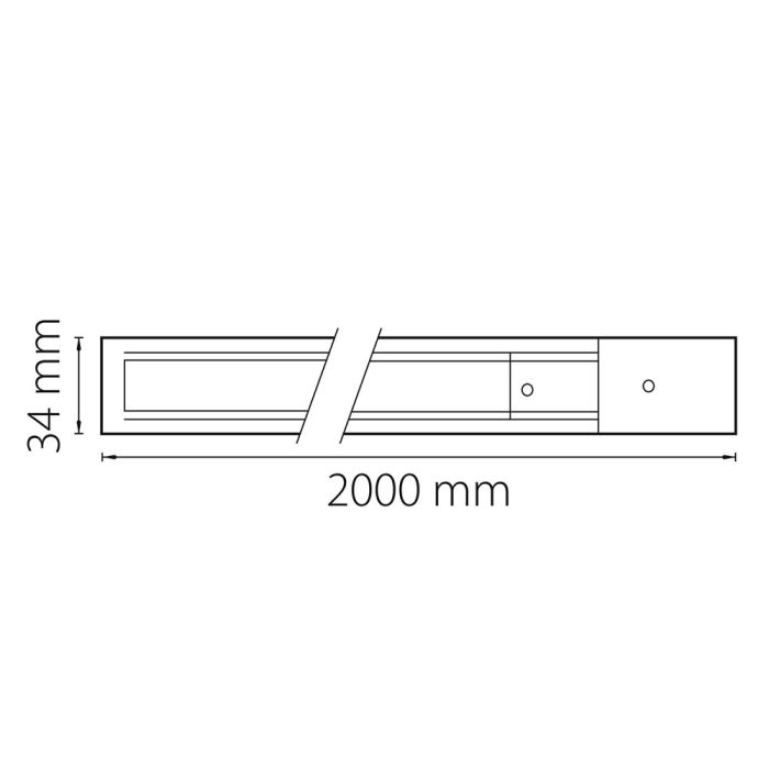 Трек накладной Lightstar Barra 502025