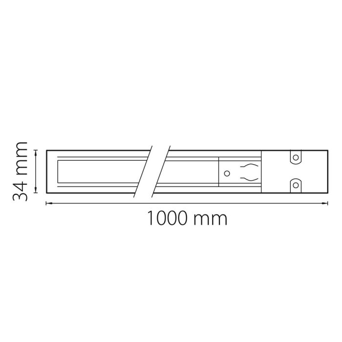 Трек накладной Lightstar Barra 504015