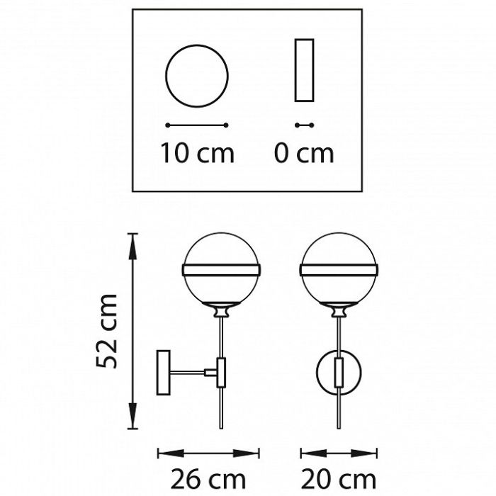 Бра Lightstar Globo 813611