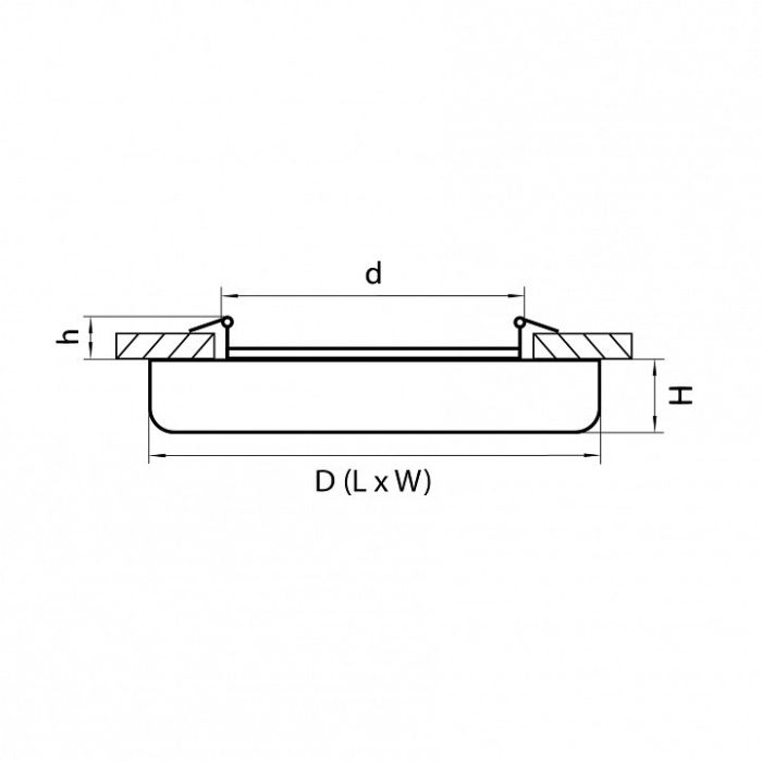 Встраиваемый светильник Lightstar Zocco 221364