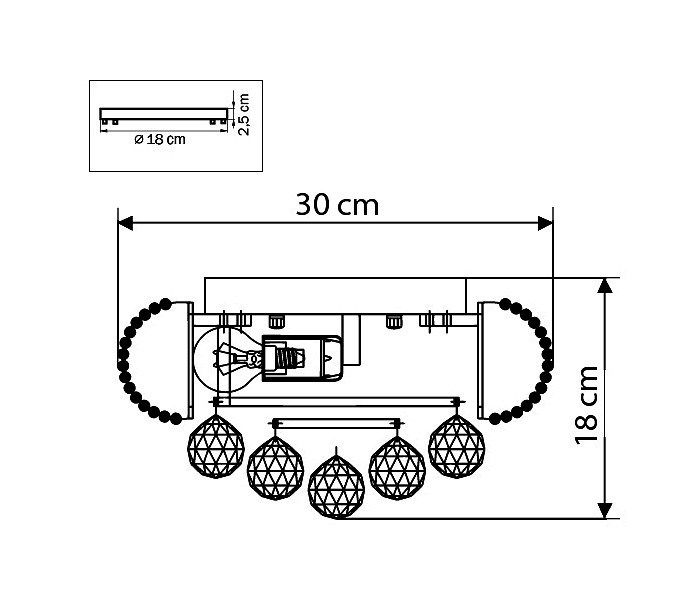 Накладной светильник Lightstar Monile 704032