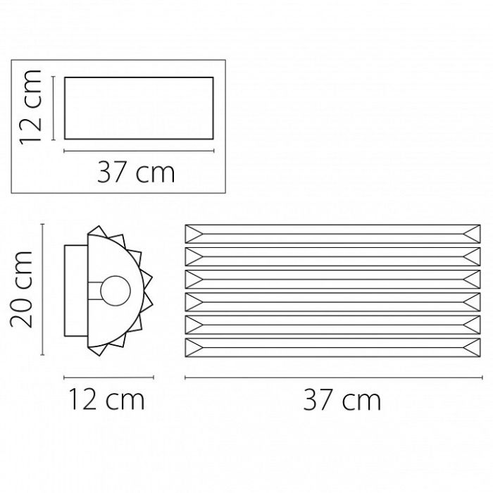 Накладной светильник Lightstar Limpio 722660