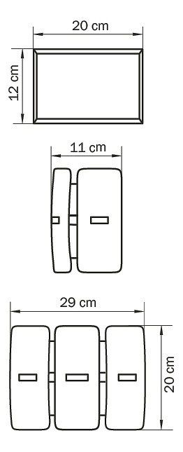 Накладной светильник Lightstar Lamella 801616