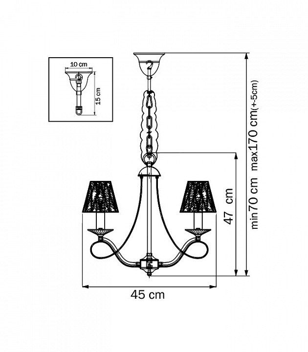 Подвесная люстра Lightstar Riccio 705032K