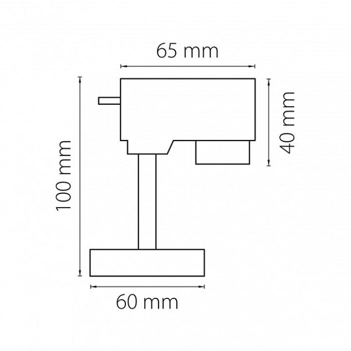 Переходник для трека Lightstar Asta 592056