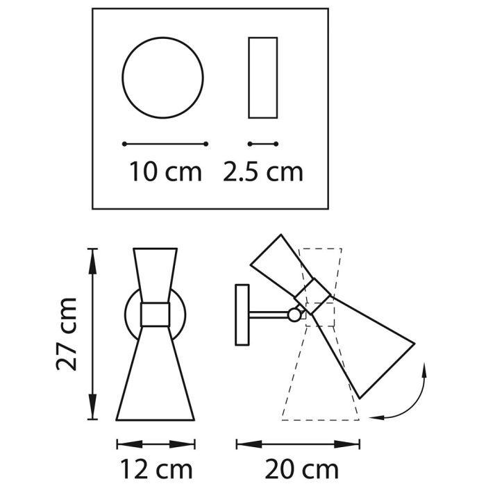 Бра Lightstar Dumo 816616