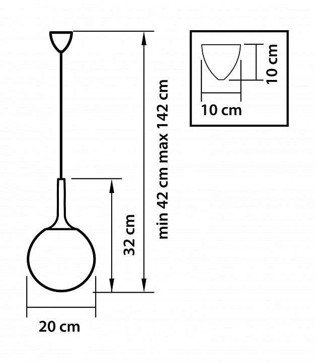 Подвесной светильник Lightstar Globo 813021