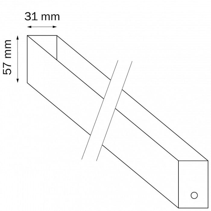 Трек накладной Lightstar Teta 505026