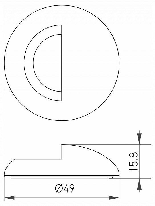 Рамка на 1 пост Arlight Deck 024931