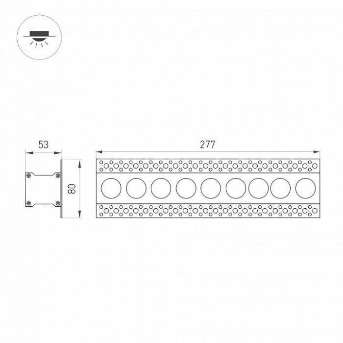 Встраиваемый светильник Arlight ORIENT 032226