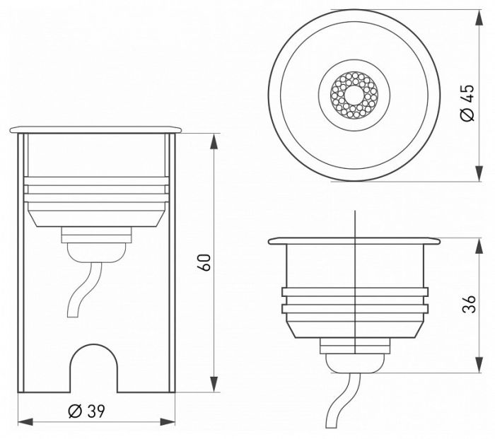 Встраиваемый светильник Arlight Aqua 28056