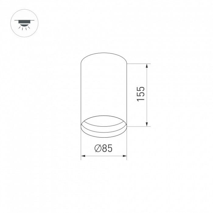 Накладной светильник Arlight POLO 024252(1)