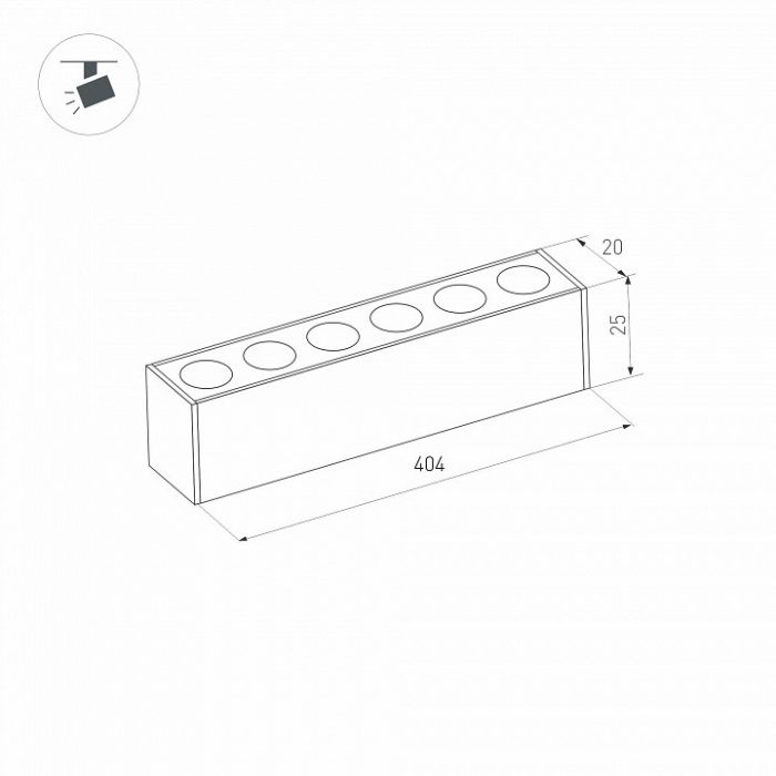 Встраиваемый светильник Arlight MAG-25 032825