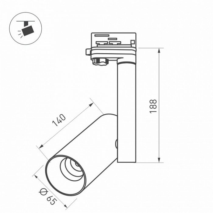 Светильник на штанге Arlight POLO 024226(1)