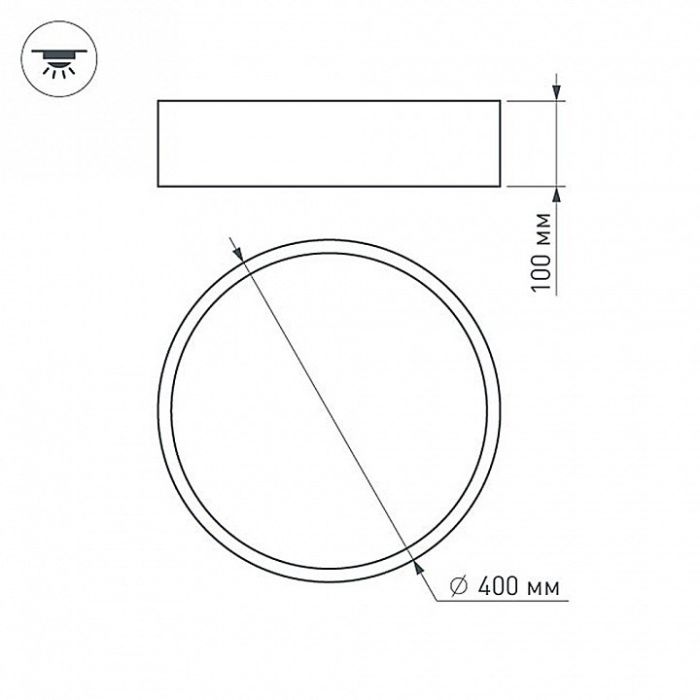 Накладной светильник Arlight TOR PILL 022997(2)