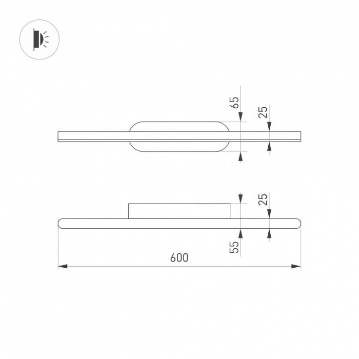 Подсветка для зеркала Arlight TENERO 035321