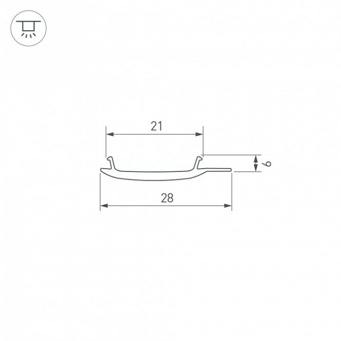 Рассеиватель Arlight STRETCH 040819