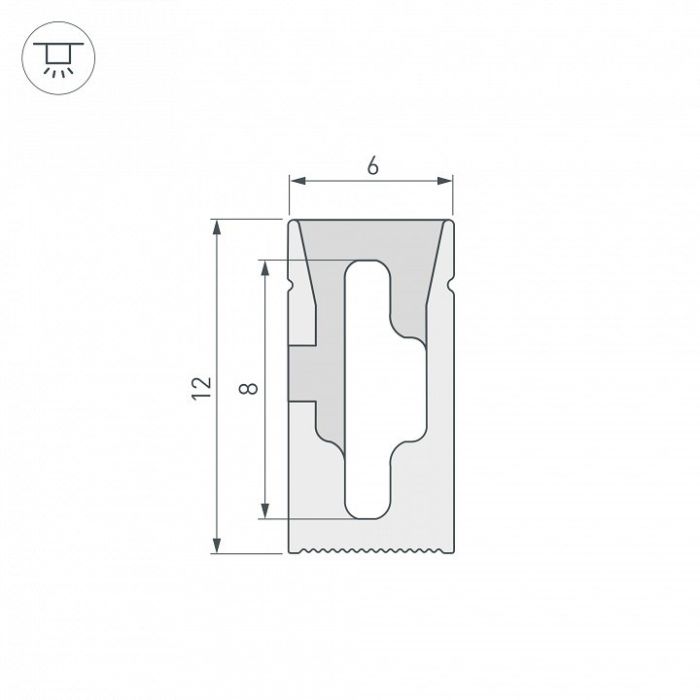 Короб накладной гибкий Arlight WPH 040264