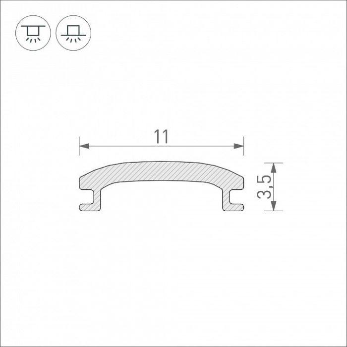 Рассеиватель Arlight STRETCH 040644