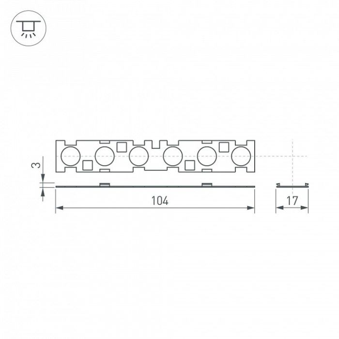 Рассеиватель Arlight SL-LINE 041791