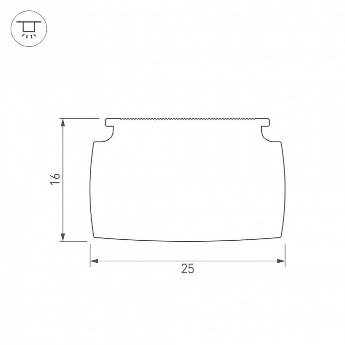 Рассеиватель Arlight SL-LINE 041797