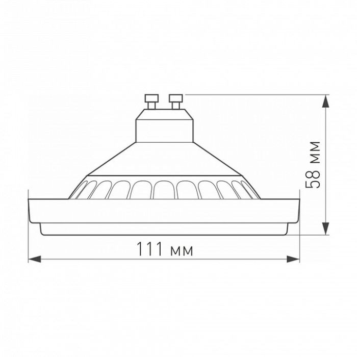 Лампа светодиодная Arlight UNIT GU10 15Вт 4000K 025624