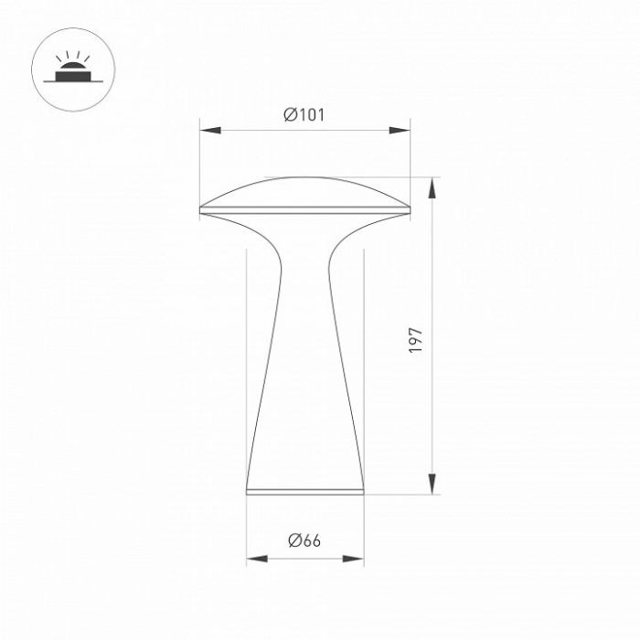 Настольная лампа декоративная Arlight SP-COLLADA 044361