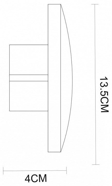 Накладной светильник Arte Lamp Nimbo A1506AP-1WH