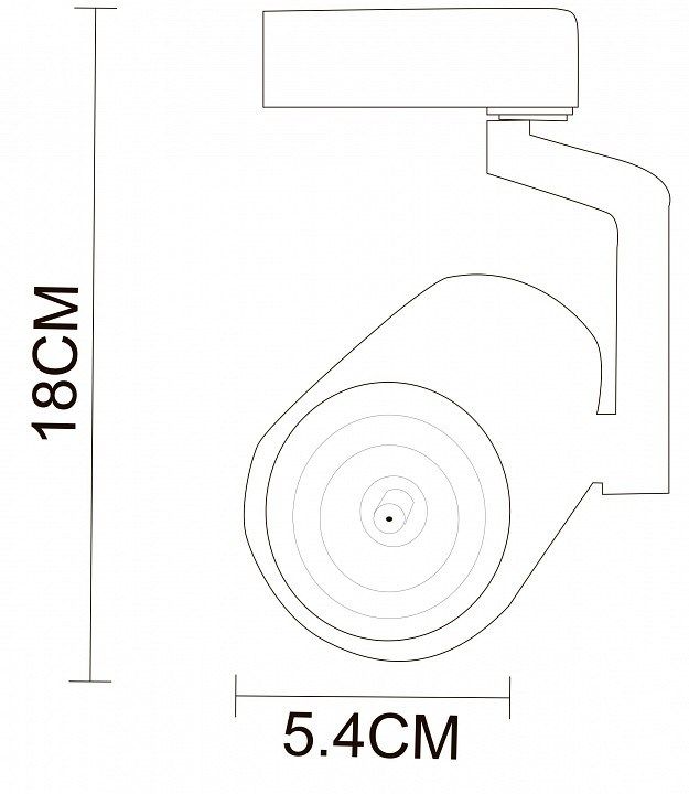 Светильник на штанге Arte Lamp Traccia A2310PL-1BK