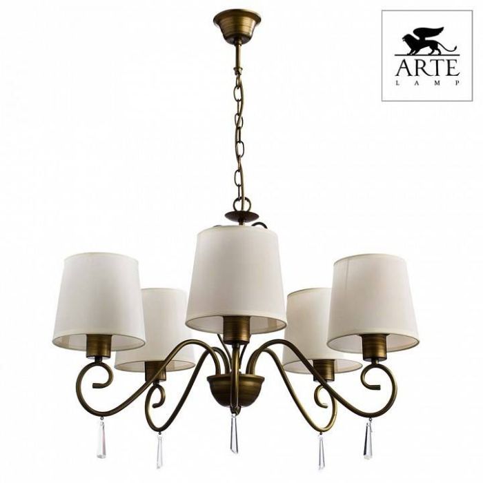 Подвесная люстра Arte Lamp Carolina A9239LM-5BR