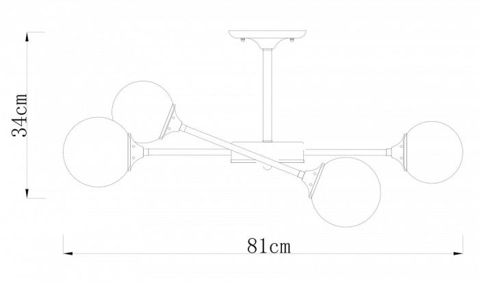 Люстра на штанге Arte Lamp Marco A2703PL-6SG