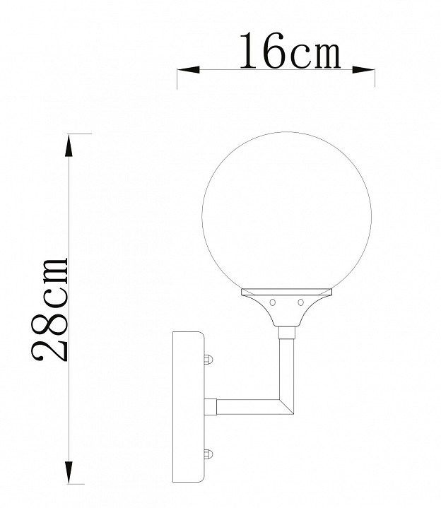 Бра Arte Lamp Marco A2703AP-1SG