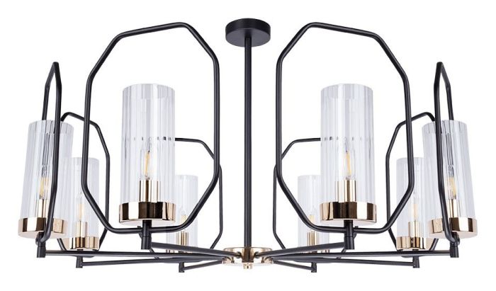 Люстра на штанге Arte Lamp Celaeno A7004PL-8BK