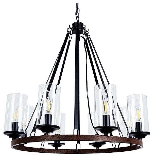 Подвесная люстра Arte Lamp Dalim A7014SP-8BK