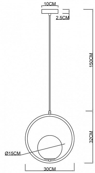 Подвесной светильник Arte Lamp Matisse A7741SP-1AB