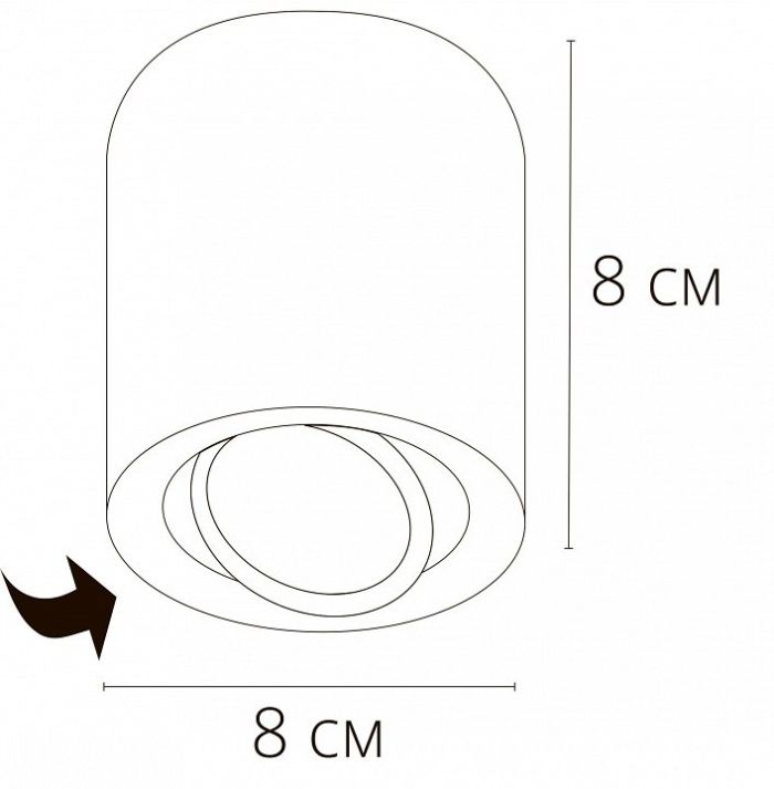 Накладной светильник Arte Lamp Beid A1513PL-1BK